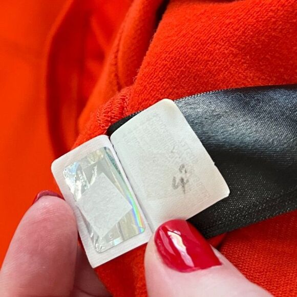 The North Face Men's Orange Quarter Zip Pullover Fleece Jacket – Size M - Picture 7 of 13